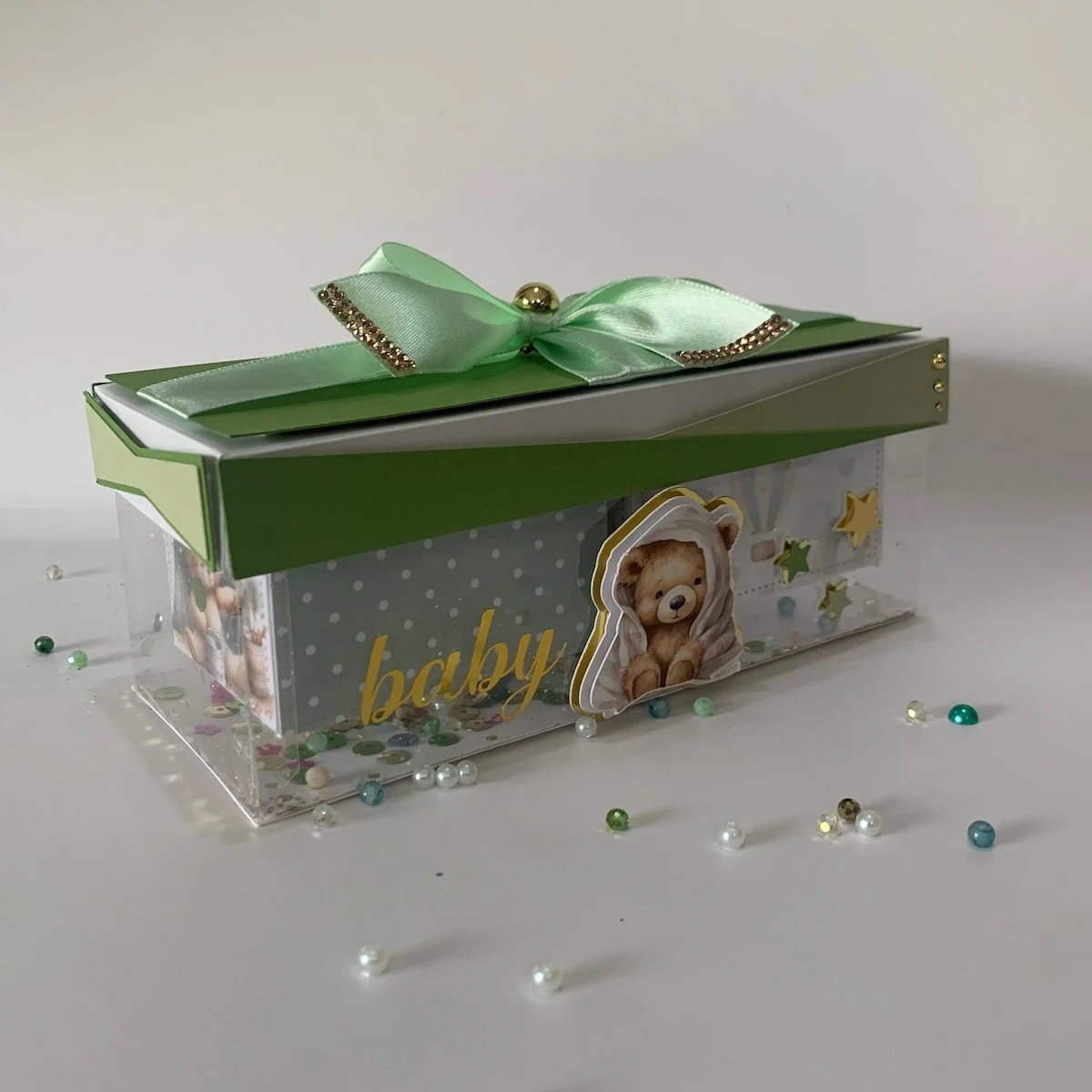 Boite flottante double surprise - Bébé Ours – Image 2