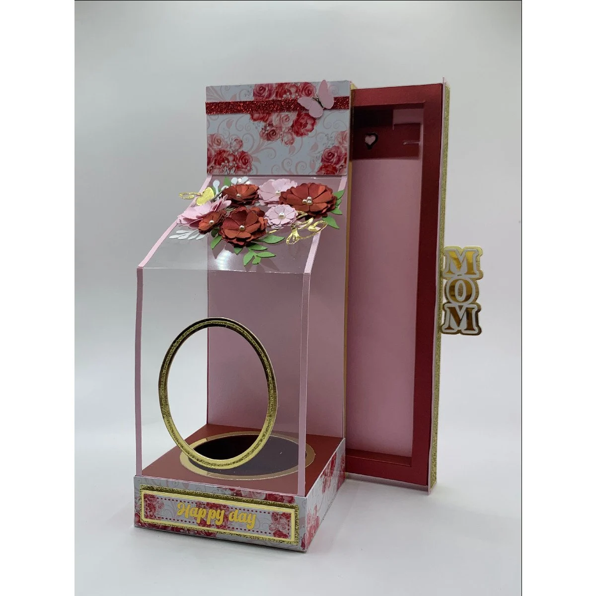 Boite pour mini bouteille avec tiroir - Terrarium – Image 2