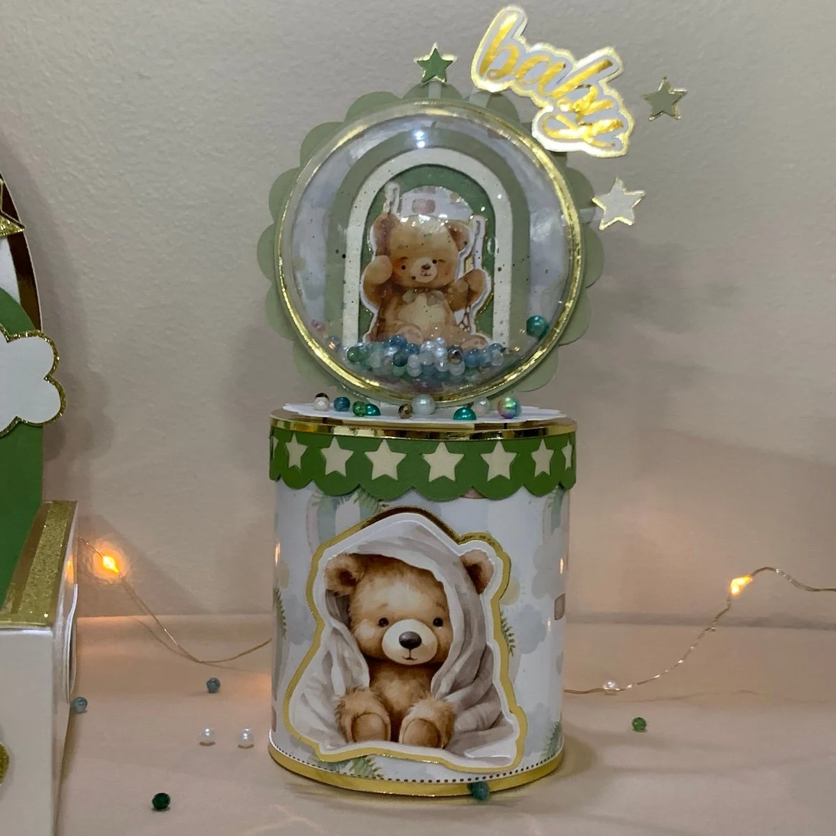 Boite pour Pringles personnalisée - Bébé Ours