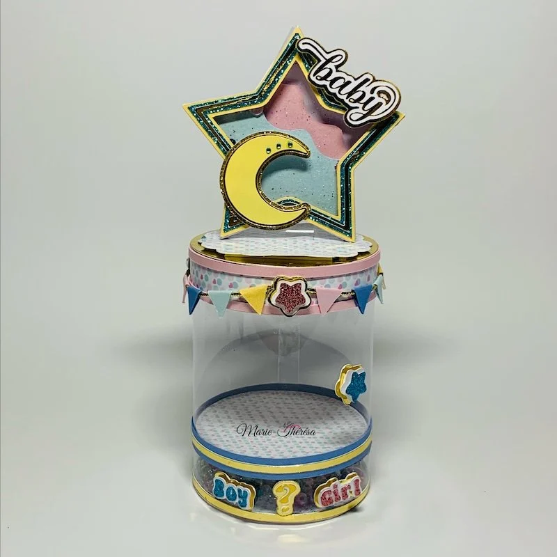 Boîte pour Pringles Personnalisée avec shaker Thème Oh Baby