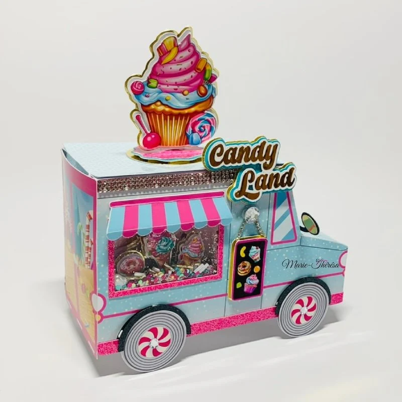 Voiture 3D Personnalisée | Candy Land