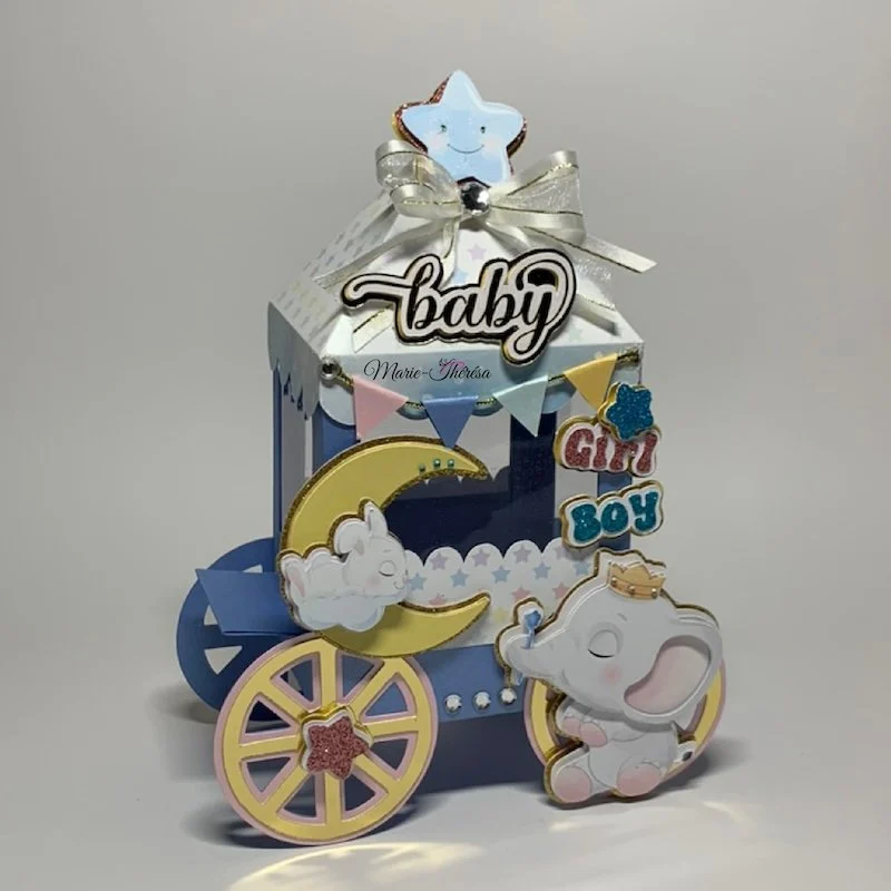 Voiture Pop Corn 3D personnalisée - Oh Baby
