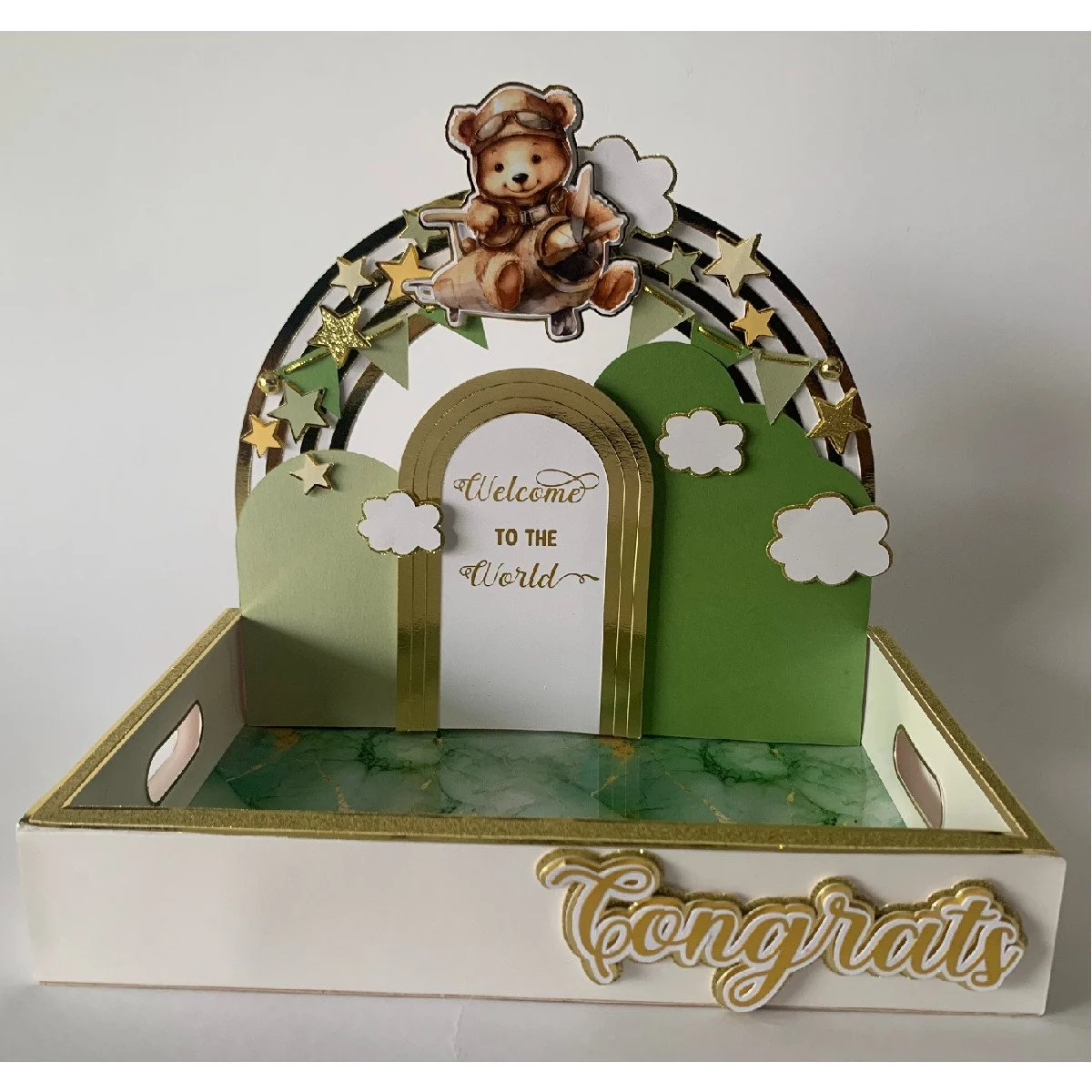 Plateau cadeaux – Bébé Ours